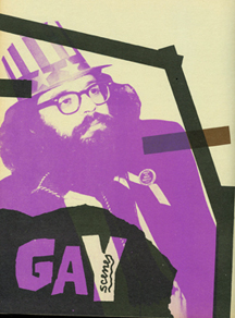 Allen Ginsberg collage, WIN 1969