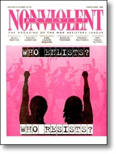 Nonviolent Activist March-April 2006 cover