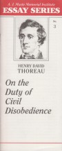 On the Duty of Civil Disobedience by Henry David Thoreau