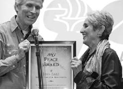 90th Anniversary Bash photo - Randy Kehler, Joan Baez