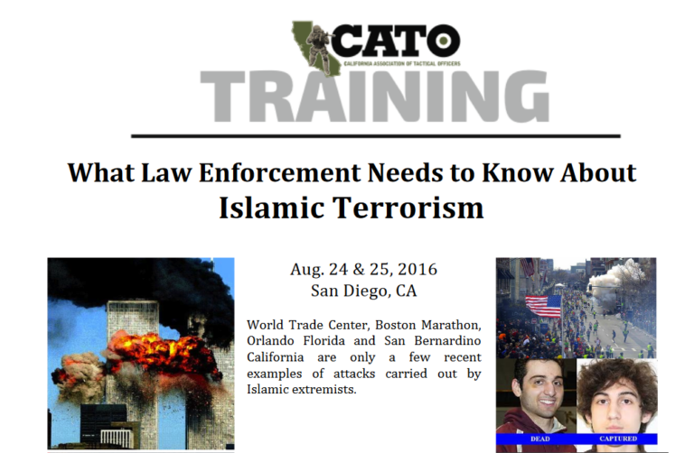 Opposing CATO’s Fear-Mongering Trainings!