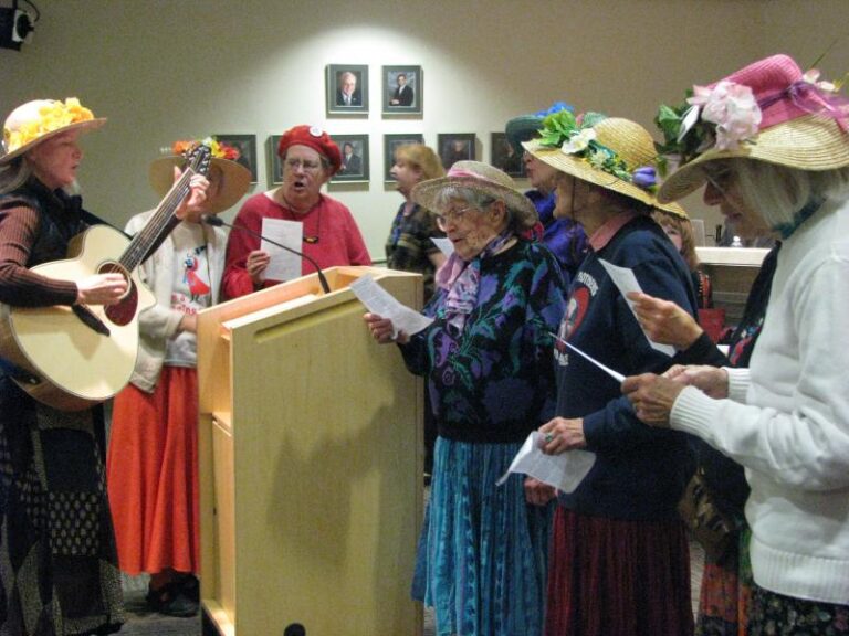 Opposing Recruiting in High School: Grannies Rage—and Sing!