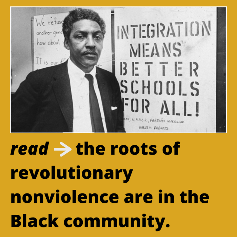 The Roots of Revolutionary Nonviolence in the United States are in the Black Community