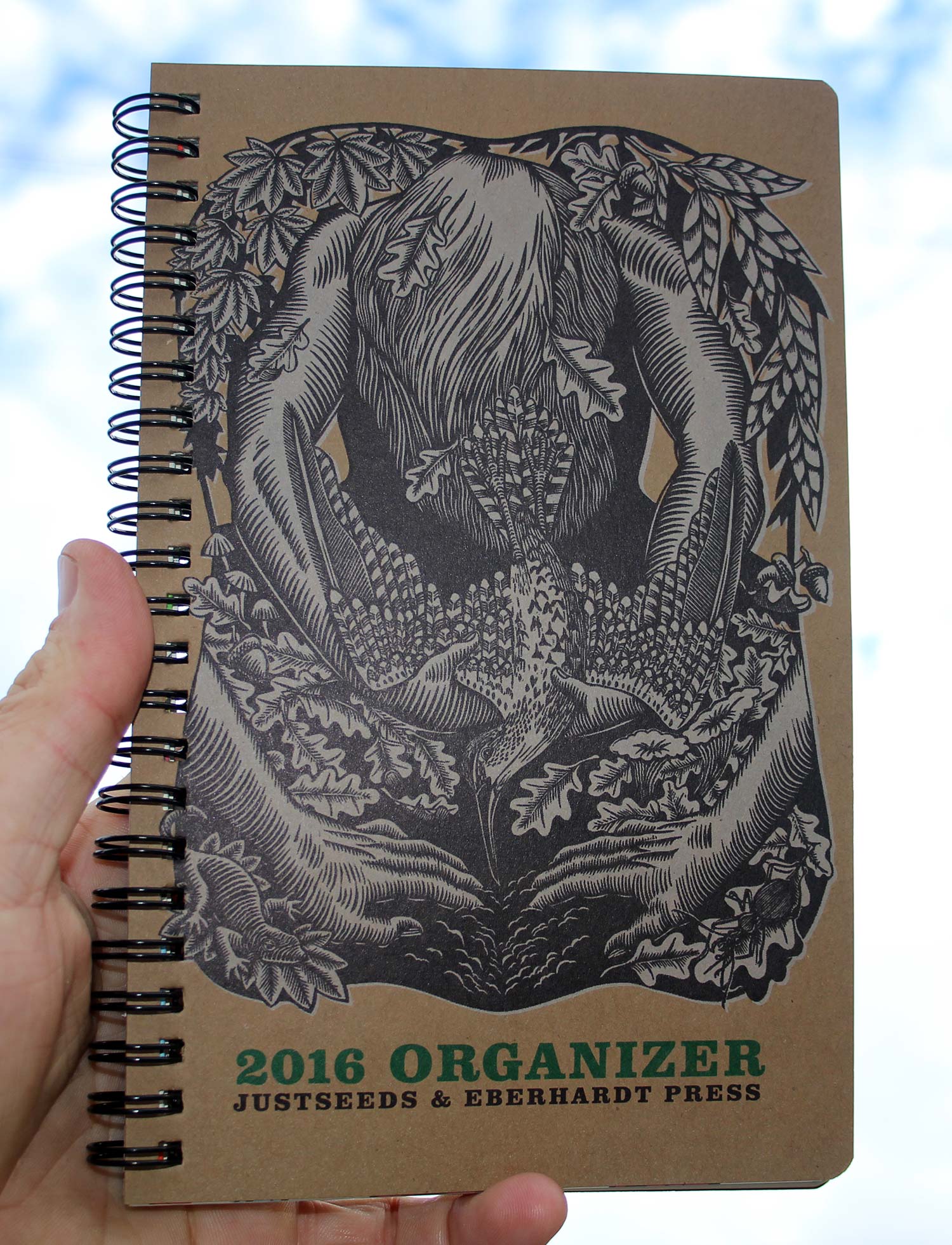 2016 Justseeds/Eberhardt Press Organizer Datebook 