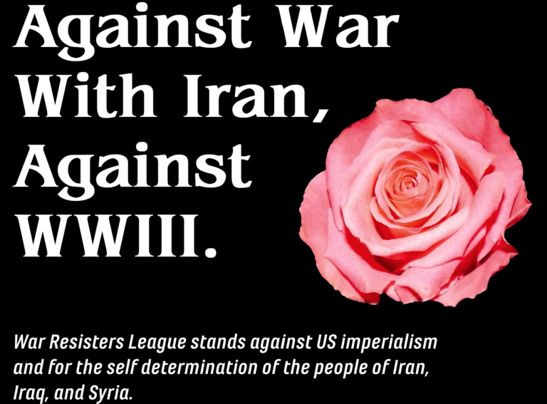 Against War With Iran, Against WWIII