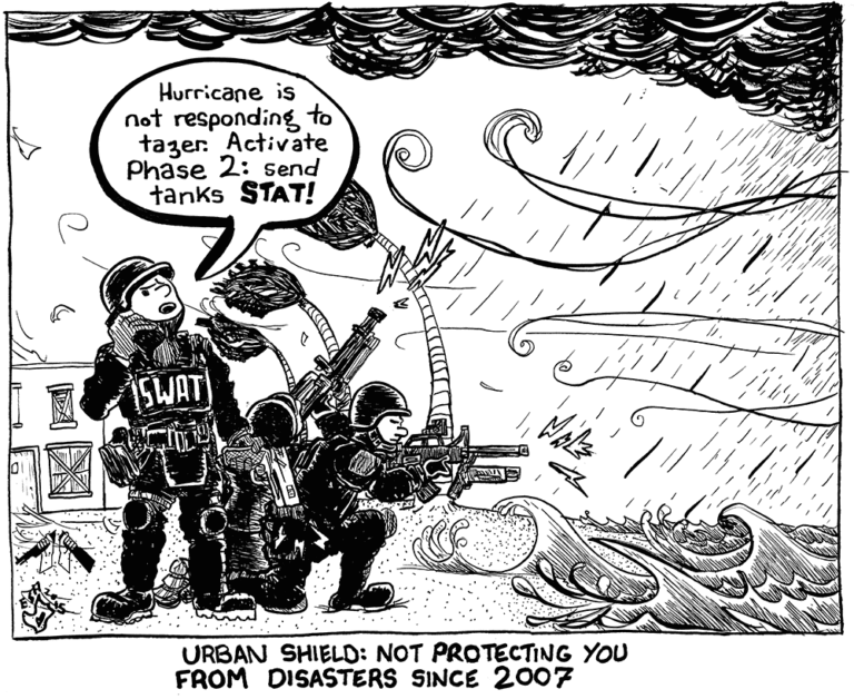 Police Militarization Comics