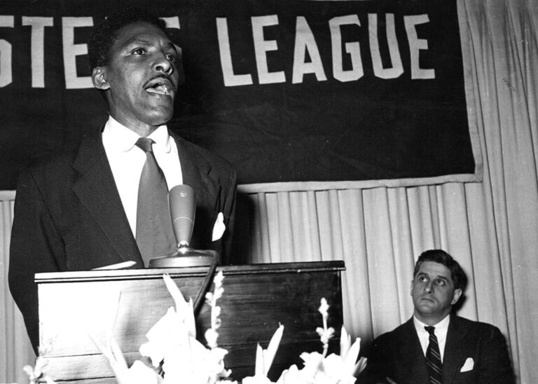 Bayard Rustin Receives 1965 WRL Peace Award