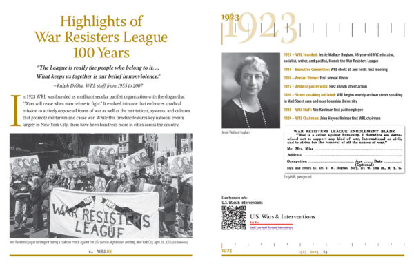 War Resisters League: 100 Years of Resistance to War and the Causes of War - Image 4